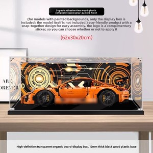 Caja de Exhibición Acrílica para <span class=keywords><strong>911</strong></span> GT3 RS, a Prueba de Polvo, con Tapa, Ligera y Multiusos - Product Image 4