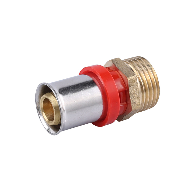 "Brass Pipe Fittings High Quality Forged Cast PEX Pipe Socket Connector (Press & Compression)"