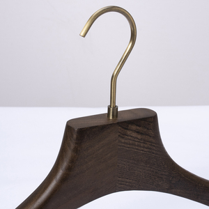 Hiện Đại Tùy Chỉnh Sang Trọng Bằng Gỗ Sơn Mài Duy Nhất Đ<span class=keywords><strong>a</strong></span> Chức Năng Móc Loại Quần Áo Móc Áo Khoác Áo Khoác Phù Hợp Với Boutique Tủ Quần Áo - Product Image 2