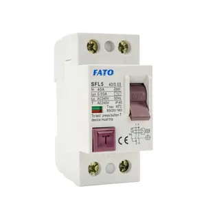 FATO RCD NFIN 30ma 100ma 300ma 2P/4P Residual Earth Leakage Circuit Breaker Prices Electronic