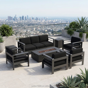 <span class=keywords><strong>Conjunto</strong></span> de Sofás de Esquina para Patio <span class=keywords><strong>Exterior</strong></span> de Aluminio, Moderno y Lujoso, Resistente a la Intemperie, con Asientos Profundos, para Jardín, <span class=keywords><strong>Terraza</strong></span>, Balcón o Porche - Product Image 1