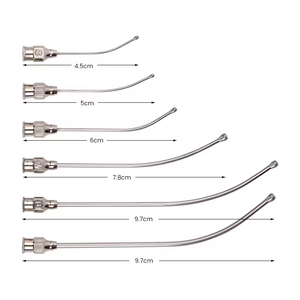 Ganado Bend Head Alimentación Jeringa Aguja Acero inoxidable Conejo Piglet Hamster Pet Drench Cánula - Product Image 4