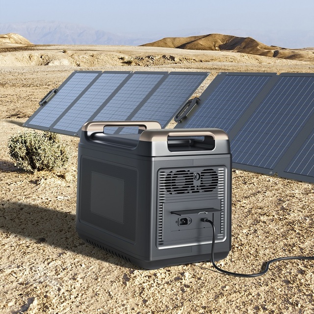 Outdoor Centrale Elettric Portatil Power Station 2000w German Connectors Eneradore Electrico Portatil Panel Solar Generator