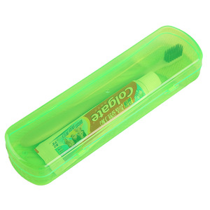 Travel Toothbrush And Toothpaste <b>Storage</b> <b>Box</b> Yellow Foldable For Export Use - Product Image 5