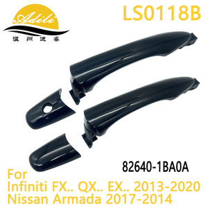 มือจับประตูภายนอกอินฟินิตี้ LS0118B พลาสติกสีดำและอะไหล่โลหะสำหรับซ่อมแซม - Product Image 5