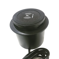 Prise de table encastrée pour canapé avec port USB de charge pour smartphone, extension USB escamotable pour mobilier, multiprise élégante