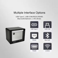 Lecteur de code Qr NFC RS232 USB RS485 Module de lecteur de codes à barres intégré Moteur, scanner de codes à barres filaire à vendre