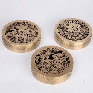 Quemador de incienso de cobre puro, quemador de incienso extra grande para interiores del hogar, quemador de incienso para ceremonia del té, incienso de sándalo - Product Image 1