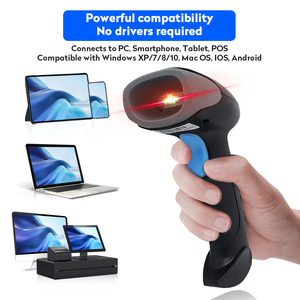JR-659D Scanner di Codici a Barre Portatile <span class=keywords><strong>1D</strong></span>&2D Economico per Supermercati, Lettore di Codici QR Bluetooth 2.4G con Interfaccia USB Cablata - Product Image 6