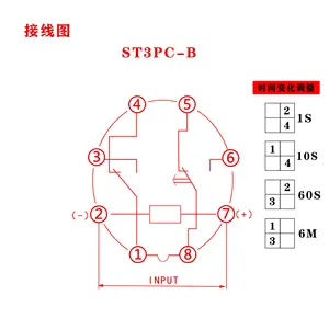 Electronic Instrument FBF Super Timer ST3PC-B 220V