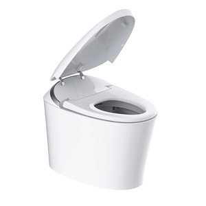 New Auto Sensor Flush One Piece Intelligent Wc <strong>Bidet</strong> Commode <strong>Toilet</strong> Bowl Automatic Operation Smart <strong>Toilet</strong> With Remote Control - Product Image 3