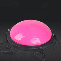 Entraîneur d'équilibre de Yoga ballon hémisphère pvc gym équipement d'exercice d'intérieur pilates fitness yoga personnalisé demi-balle