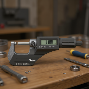 Take Digital <b>Micrometer</b> 0-25mm 0.001mm Resolution Precision Measurement Tool - Product Image 3