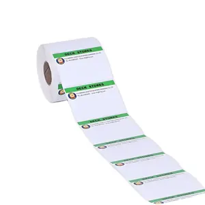 Stampa resistente ai raggi UV durevole vinile bianco PVC autoadesivo adesivo impermeabile Logo adesivi personalizzati
