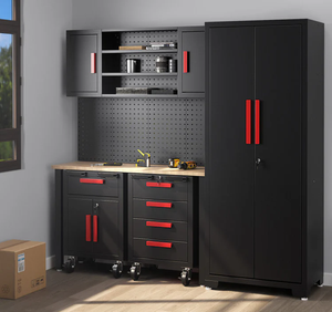 Tùy Chỉnh Heavy Duty Kim Loại Công Cụ Tủ Đa Chức Năng Nhà Để Xe Bàn làm việc Di Động Máy Trạm Cho Kho Lưu Trữ OEM - Product Image 3