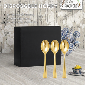 ชุดช้อนกาแฟทองคำสุดหรูสำหรับเป็นของขวัญ - Product Image 2