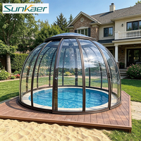 Nueva Carpa Domo Geodésica Transparente de Policarbonato para Restaurante al Aire Libre, Tipo Iglú de Vidrio, de Proveedor Bubble House