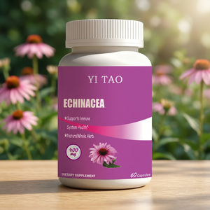 Suplemento herbario orgánico de marca propia OEM de alta calidad que contiene cápsulas de extracto de flor de cono morado - Product Image 1