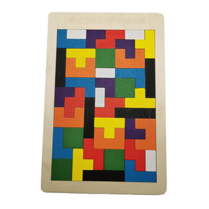 Câu Đố Vuông Bằng Gỗ Trẻ Em Tư Duy Mở Rộng Khối Nga Đầy Màu Sắc - Product Image 1