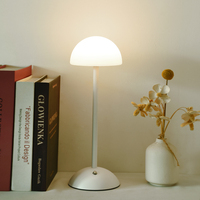 Lampe de table LED sans fil moderne, rechargeable par USB, 3 températures de couleur, intensité réglable, pour restaurant, hôtel, décoration intérieure