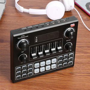Nouveau V9 Mixeur de podcast professionnel BM800 avec carte son <span class=keywords><strong>Kit</strong></span> de microphone de podcast et microphone à condensateur Plus carte son - Product Image 5