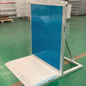 Barrière de foule portable en alliage Barrière de scène carrée Pliable Gestion du trafic Certifiée TUV - Product Image 4