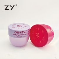 Pot carré en plastique pour cosmétiques 500 ml – Pot à crème en plastique pour lotions et rouges à lèvres