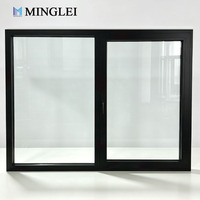 Ventanas Francesas de Aluminio de Alto Rendimiento con Certificación NFRC, Triple Acristalamiento, Abatibles y Giratorias, para Proyectos de Villas en América del Norte