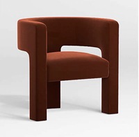 Chaises de salle à manger au design moderne et unique, cadres en acier, coussins doux en velours, salles à manger, salons, chaises de loisirs, meubles