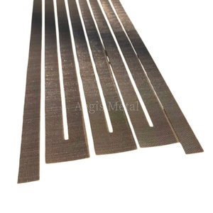 Maille de fil en alliage de nichrome Cr20ni80 de 100 mailles <span class=keywords><strong>x</strong></span> 0,09 mm pour écran de chauffage de four de recuit - Product Image 4