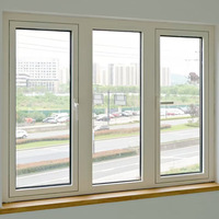 Ventana Abatible de PVC de Alta Calidad, Resistente a la Intemperie, con Marco Delgado y Sólido, de Vidrio Templado de Bajo Consumo para Taller Exterior