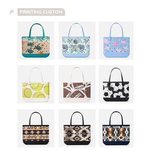 Sac à main d'épaule en mousse EVA imprimé tropical surdimensionné, durable, grande capacité, ouvert, pour la plage, collection été 2026, vente en gros, personnalisable - Product Image 4