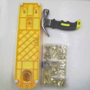 Kit de quincaillerie pour cintres assortis en alliage de fer, crochets <span class=keywords><strong>à</strong></span> clous, pinces photo, en acier <span class=keywords><strong>à</strong></span> haute teneur en carbone, zingué, pour l'industrie lourde - Product Image 2
