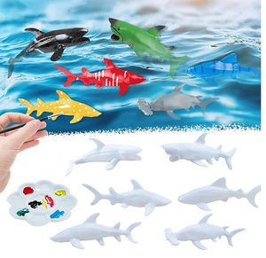 <span class=keywords><strong>Kit</strong></span> de bricolage artisanat & Art Set peinture enfants faites votre propre Animal marin Figurines 3D peinture plâtre <span class=keywords><strong>kit</strong></span> pour enfants garçons filles cadeau - Product Image 3