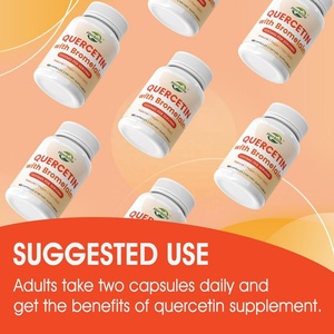Suplementos Herbales de Quercetina en Cápsulas con Bromelina, Venta Caliente OEM ODM - Product Image 5