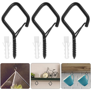 Podofo Crochets à visser en acier inoxydable (20 pièces) avec loquet de sécurité, <span class=keywords><strong>pour</strong></span> mangeoires d'oiseaux, lanternes, tasses, OEM ODM - Product Image 6