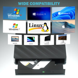 Graveur de CD/dvd/vcd <span class=keywords><strong>externe</strong></span> <span class=keywords><strong>Blue</strong></span>- <span class=keywords><strong>Ray</strong></span> multifonction 6 en 1 Graveur de lecteur Extension 4 ports Une ligne Double usage Usb 3.0 Type-C - Product Image 6