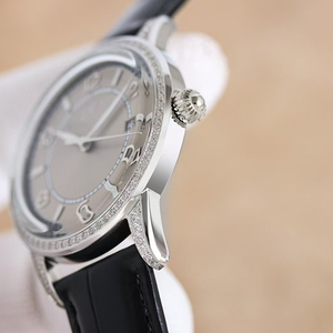 Reloj de Lujo Unisex 2026, Superventas, Caja Plateada con Diamantes, Esfera Gris, Mecánico Automático, Fecha, Luminoso, para Hombre y Mujer, Nueva Llegada - Product Image 3