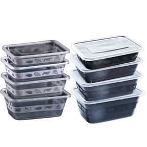 Comercio al por mayor de envases desechables de plástico rectangulares transparentes multiespecificación para alimentos - Product Image 2