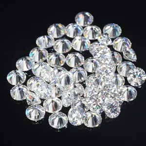 Moissanite हीरा डी रंग वीवीएस दौर कट अंडाकार नाशपाती राजकुमारी पन्ना तकिया दिल Moissanite ढीला रत्न GRA के साथ प्रमाण पत्र