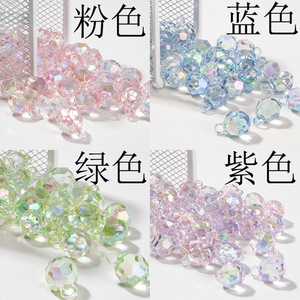 ลูกปัดคริสตัลแก้วหลากสีเหลือบรุ้ง โปร่งแสงสูง ขนาด 16 มม. สำหรับงาน DIY เครื่องประดับ ทำมือ และงานฝีมือต่างๆ - Product Image 4