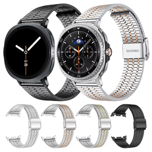 Correa de Reloj de Acero Inoxidable Milanesa de Lujo Upro para Samsung Galaxy Watch 8 9 Ultra 47mm 40mm 44mm 46mm con Hebilla Metálica - Product Image 1