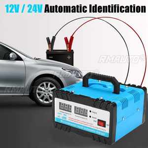 AUTSOME Cargador de Batería Eléctrico Universal de 12V/24V para Automóviles, Camiones, Barcos y Motocicletas - Product Image 4