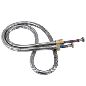 Tuyau <span class=keywords><strong>de</strong></span> <span class=keywords><strong>douche</strong></span> en laiton <span class=keywords><strong>Flexible</strong></span> <span class=keywords><strong>de</strong></span> haute qualité <span class=keywords><strong>de</strong></span> 1.5m Design moderne Durable EPDM TPU antidéflagrant finition chromée cuisine salle <span class=keywords><strong>de</strong></span> bain utilisation - Product Image 1