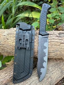 Couteau de poche tactique DIY ML M8 en acier inoxydable de haute qualité pour usage EDC, personnalisable, avec poignée en plastique OEM et étui K pour l'extérieur - Product Image 3