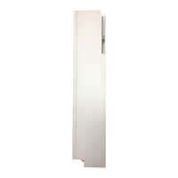 Système de verrouillage de buffet de pilier en aluminium de camion Profil vertical en aluminium anodisé
