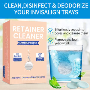 Comprimés Nettoyants Multi-usages pour Prothèses Dentaires, Protège-dents et Gouttières <span class=keywords><strong>de</strong></span> <span class=keywords><strong>Nuit</strong></span> – Vente en Gros Usine - Product Image 5