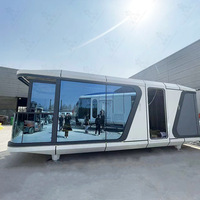 Maison mobile Sunshine House en acier inoxydable pour station balnéaire estivale, transformable en conteneur, avec climatisation