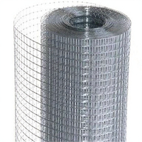 Rouleau de grillage soudé galvanisé à chaud de 1/4 pouce, calibre 23, pour clôture de jardin, de ferme et de poulailler