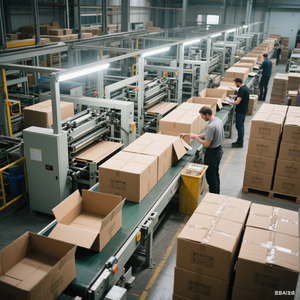 Máy đóng hộp giấy tự động điện dùng cho thực phẩm, đồ uống, quần áo, hóa chất, hàng hóa, bánh xe, bạc đạn, lõi - Product Image 2